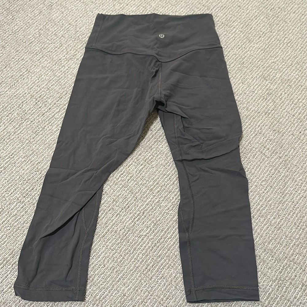 Grey Lululemon Align Capri’s